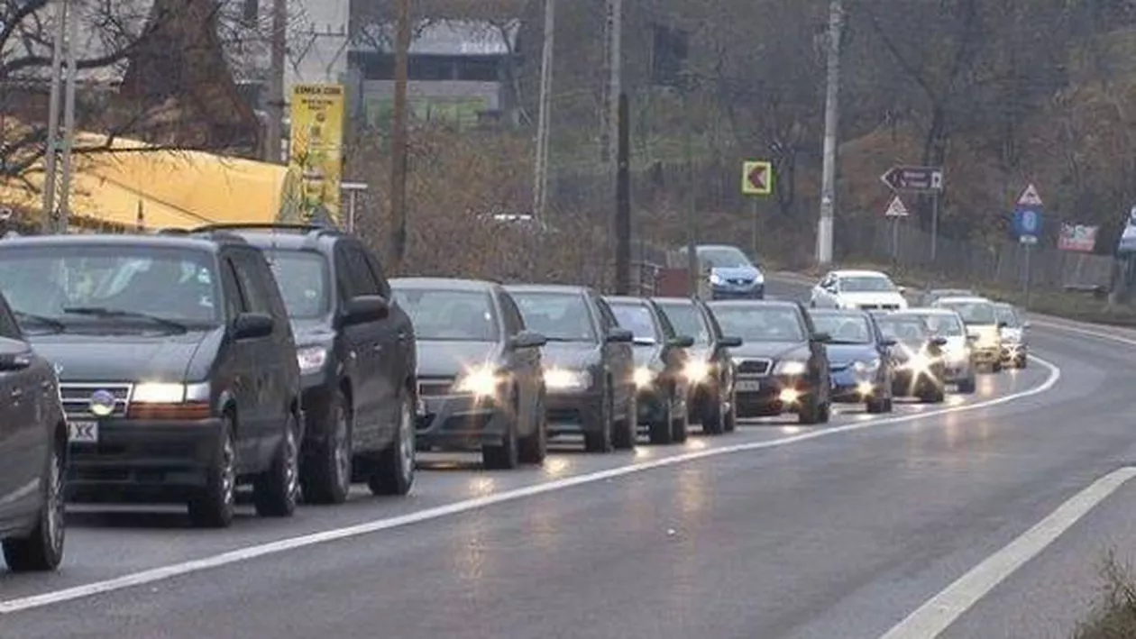 Trafic ÎNGREUNAT pe DN1 și DN1A dinspre BRAȘOV spre București
