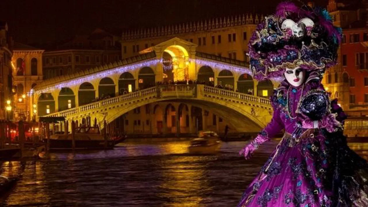 A început Carnavalul de la Veneția: Milioane de oameni din toată lumea vor participa la spectaculos eveniment cu peste 800 de ani de tradiție