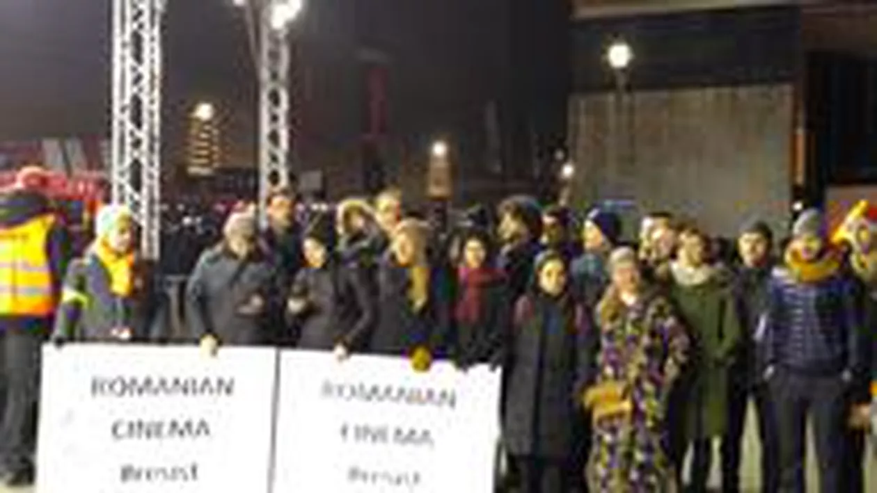 Protestele din România, pe covorul roșu de la Festivalul de la Berlin (VIDEO)