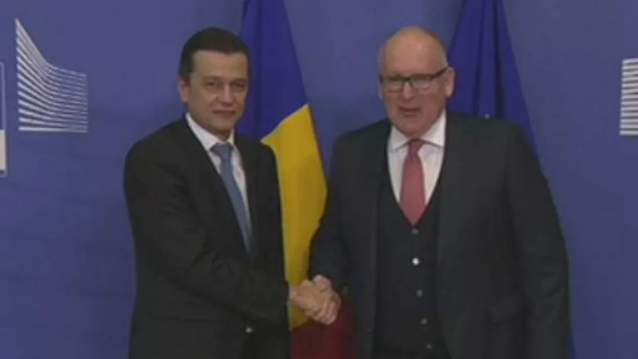 Prim-vicepreşedintele Comisiei Europene: E bine că Guvernul a retras OUG 13. Armonizarea legislației cu normele UE trebuie făcută cu TRANSPARENȚĂ, ca să evităm ideea că acest lucru se face pentru a slăbi lupta anticorupție