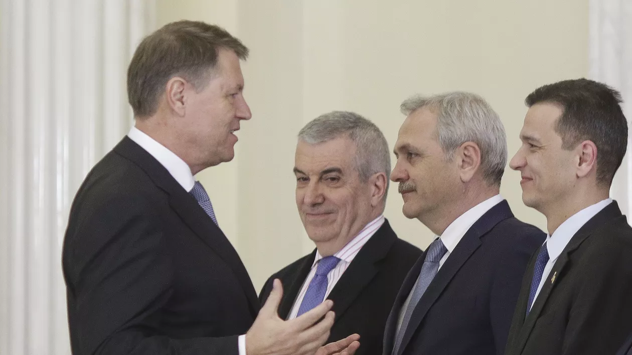 Guvernul Grindeanu devine ”Guvernul Meu”? Iohannis a discutat jovial cu premierul la ceremonia de la Cotroceni, dar l-a ignorat total pe Dragnea (VIDEO)