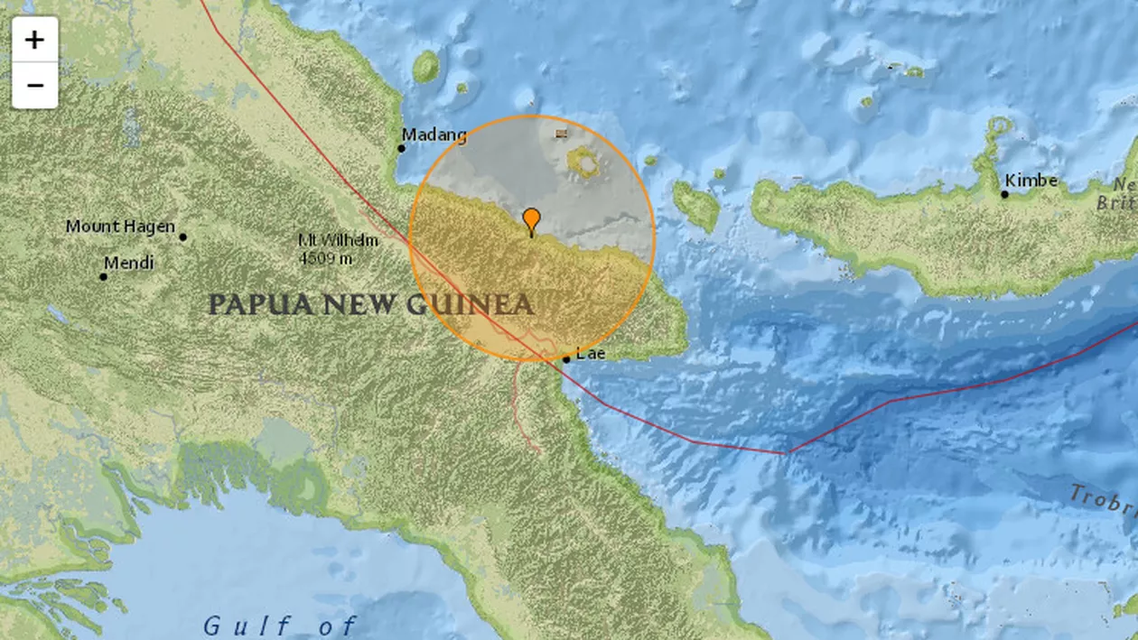 Cutremur puternic în Papua Noua Guinee! Ce magnitudine a avut seismul