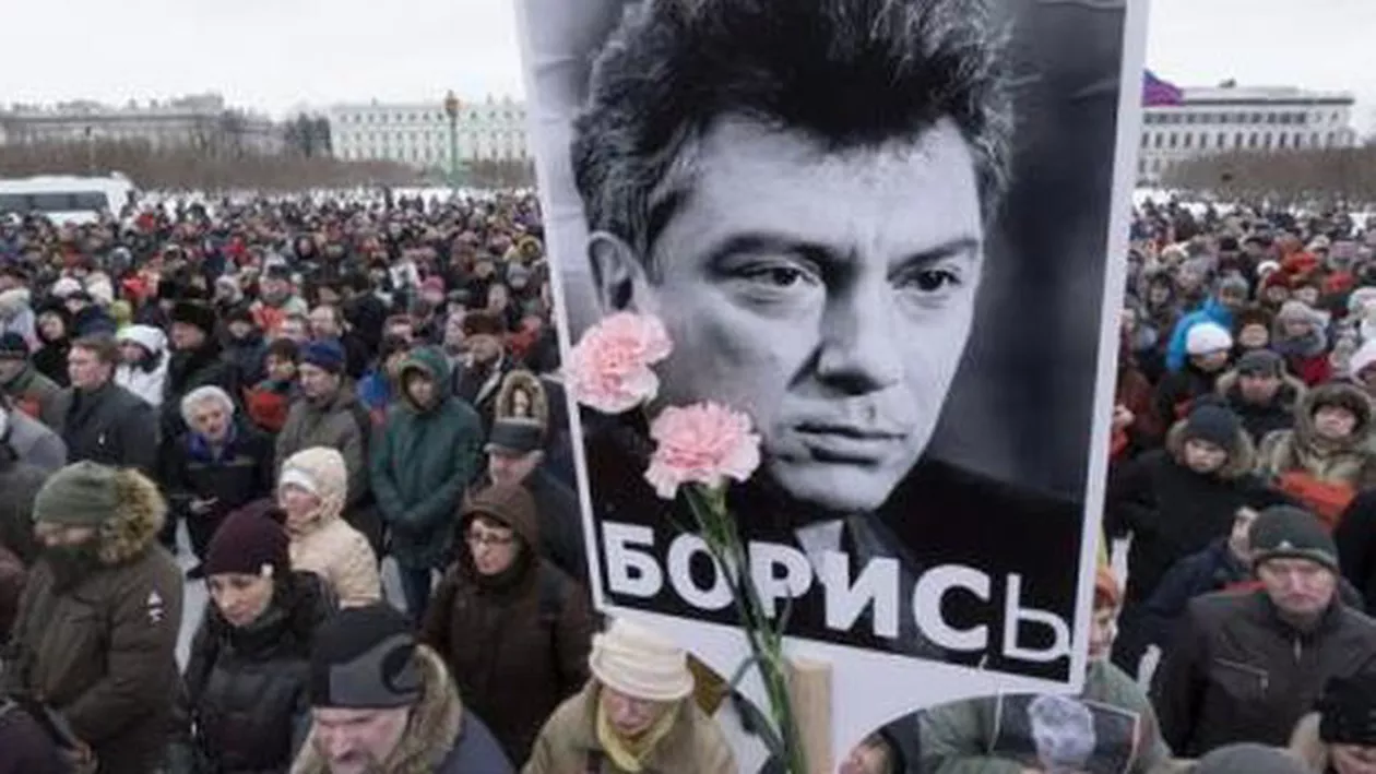 Moscova: MARȘ comemorativ, la doi ani de la asasinarea liderului opoziției, Boris Nemțov (VIDEO, FOTO)