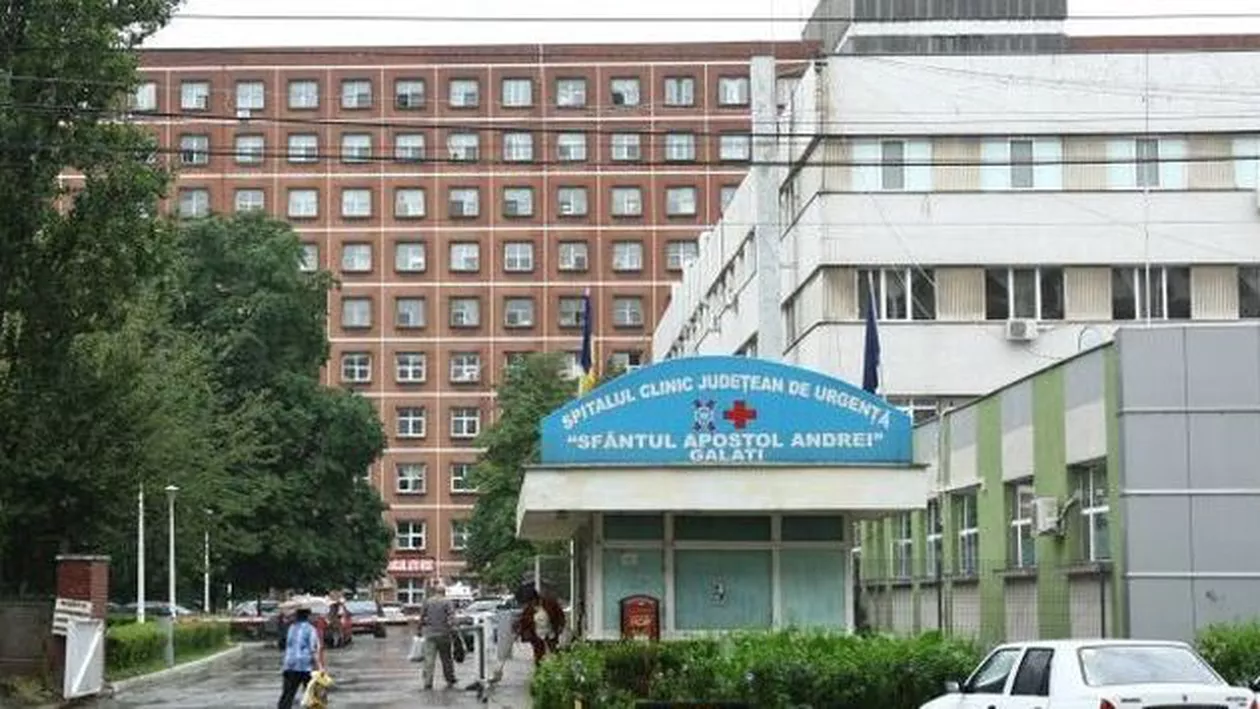 Un hoț a dat spargerea la Spitalul de Urgență Galați și a plecat cu un televizor