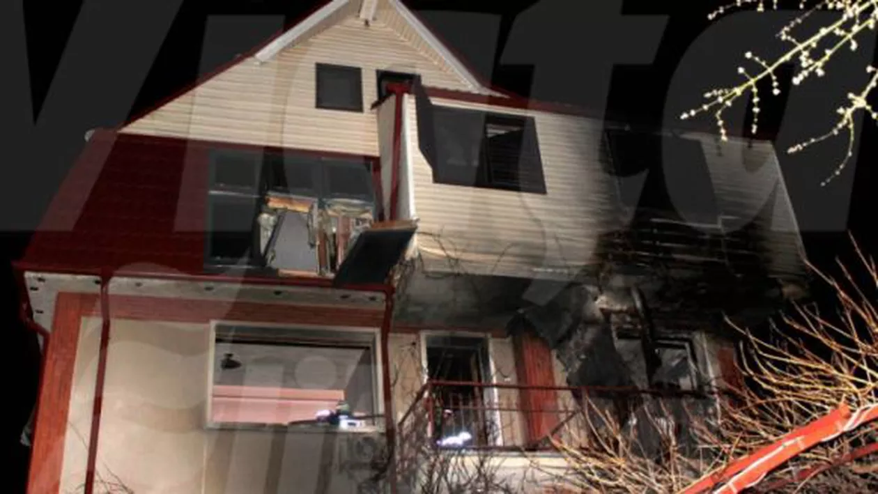 EXPLOZIE PUTERNICĂ în centrul Galațiului: O vilă a fost distrusă (VIDEO)