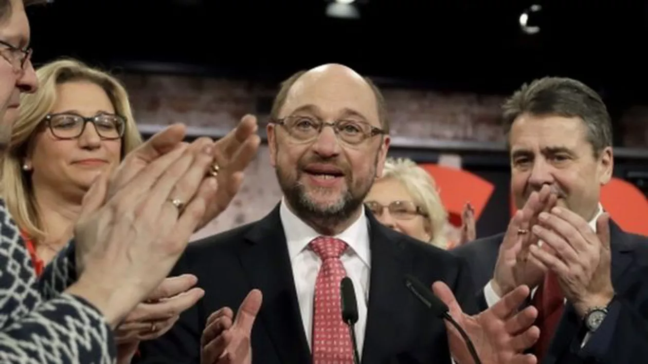 LOVITURĂ pentru Angela Merkel. Martin Schulz, ales președintele Partidului Social-Democrat German cu 100% din voturi