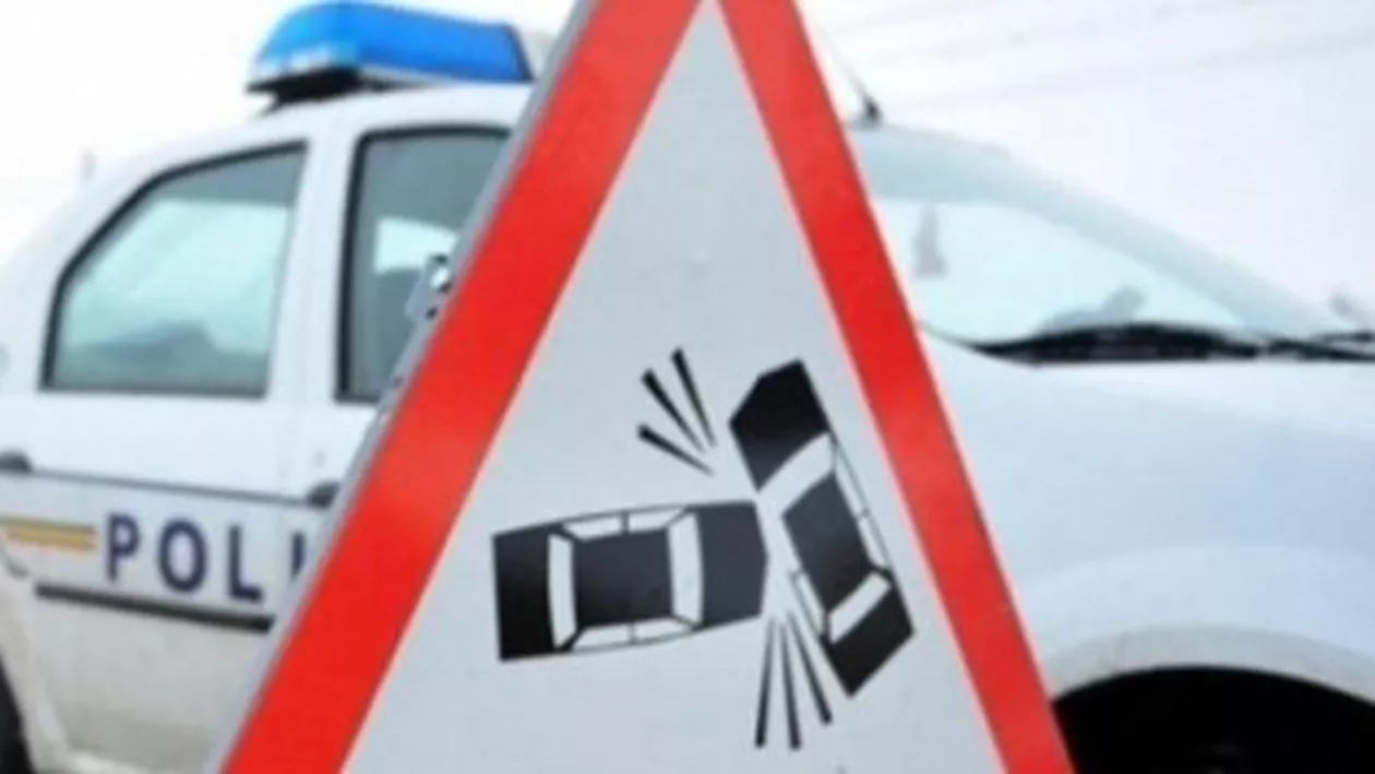 Patru vehicule, implicate într-un accident rutier la ieșirea din București: Opt persoane au fost rănite grav (VIDEO)