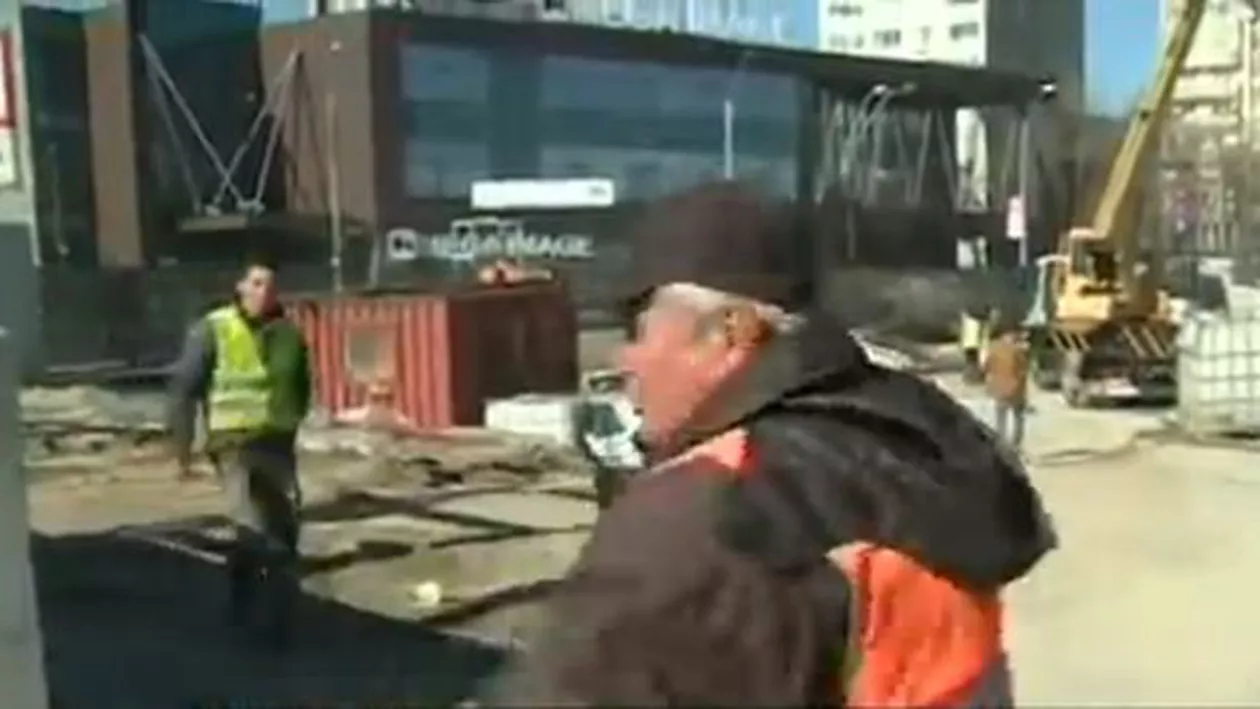Pasajul Piața Sudului va fi inaugurat a cincea oară, deși nu este gata: Un reporter B1 TV a fost amenințat de unul dintre muncitorii de pe șantier (VIDEO)