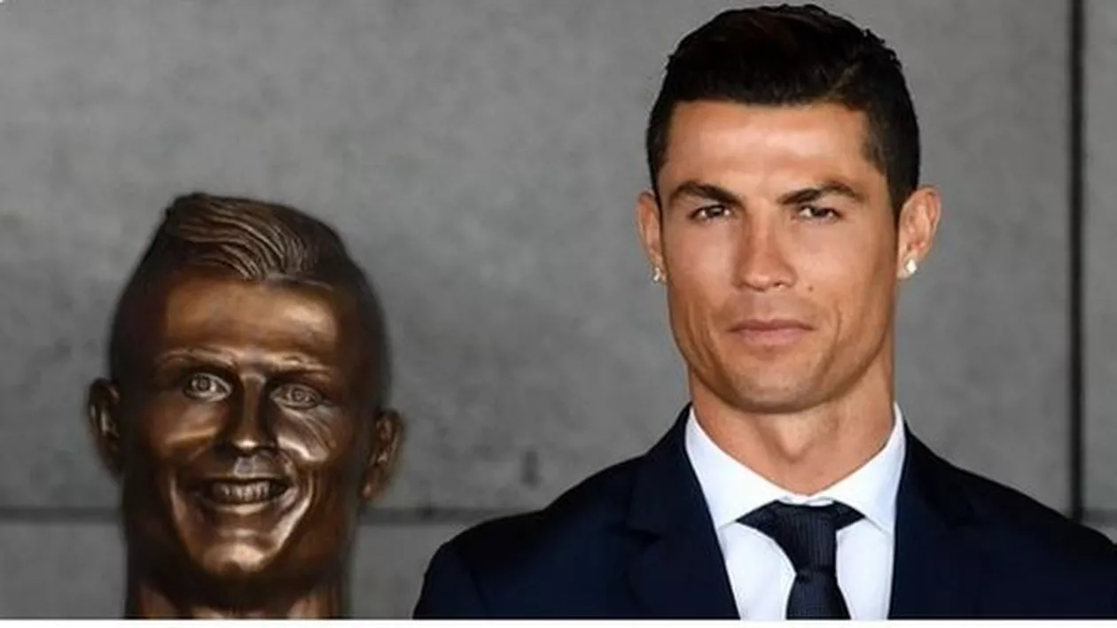 De râsul internetului: STATUIA lui RONALDO smulge HOHOTE!  