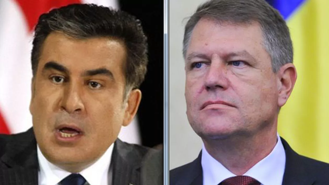 Propaganda rusă în România! Agenția Kremlinului pretinde că Mihail Saakașvili îi ia locul lui Klaus Iohannis (FOTO)