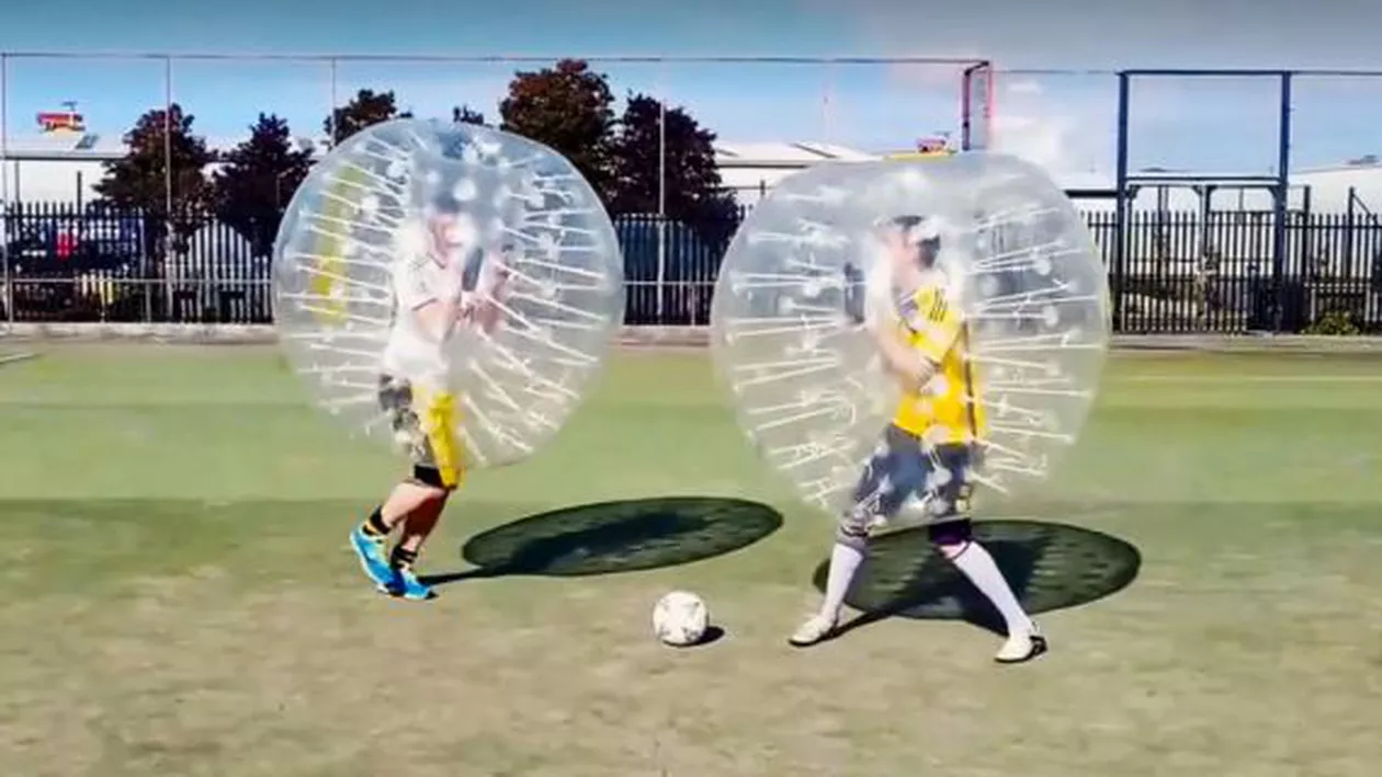 FOTBALUL se joacă și altfel! Cea mai SPECTACULOS mod de a practica acest SPORT (VIDEO)