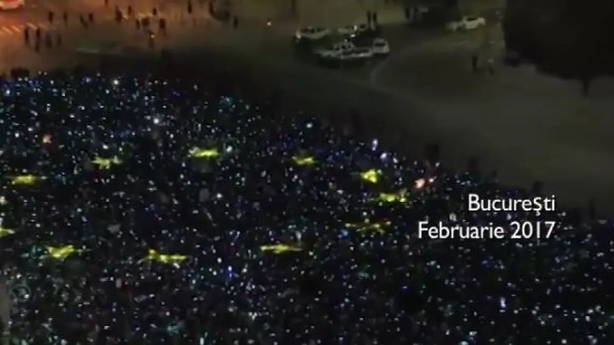 Protestele din București, incluse într-un clip care pledează pentru unitatea Uniunii Europene (VIDEO)