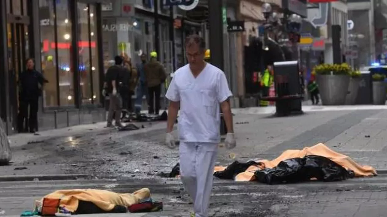 Atac la Stockholm: Principalul suspect, un uzbec, a fost arestat (VIDEO)