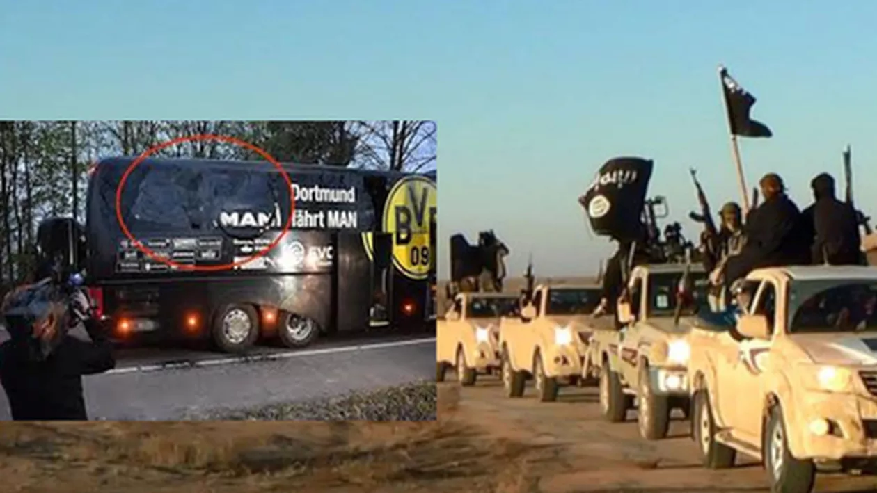 EXPLOZIILE care au afectat autocarul lui Dortmund ar fi fost provocate de un ATAC de natură ISLAMISTĂ (VIDEO)