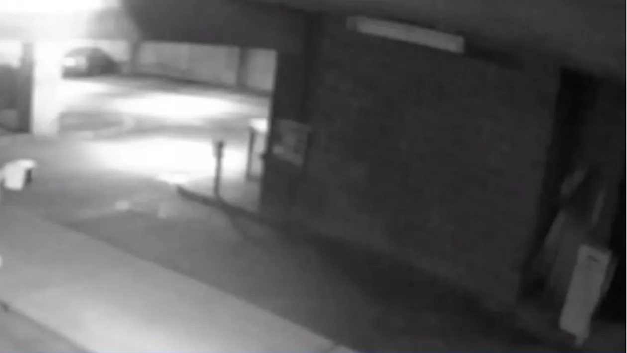 O FANTOMĂ a fost surprinsă într-o parcare. Cum au reacționat cei care au văzut-o (VIDEO)