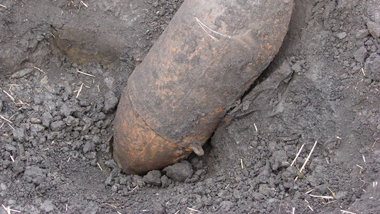 Galați: O bombă de aviație din al Doilea Război Mondial, de 250 de kilograme, a fost detonată