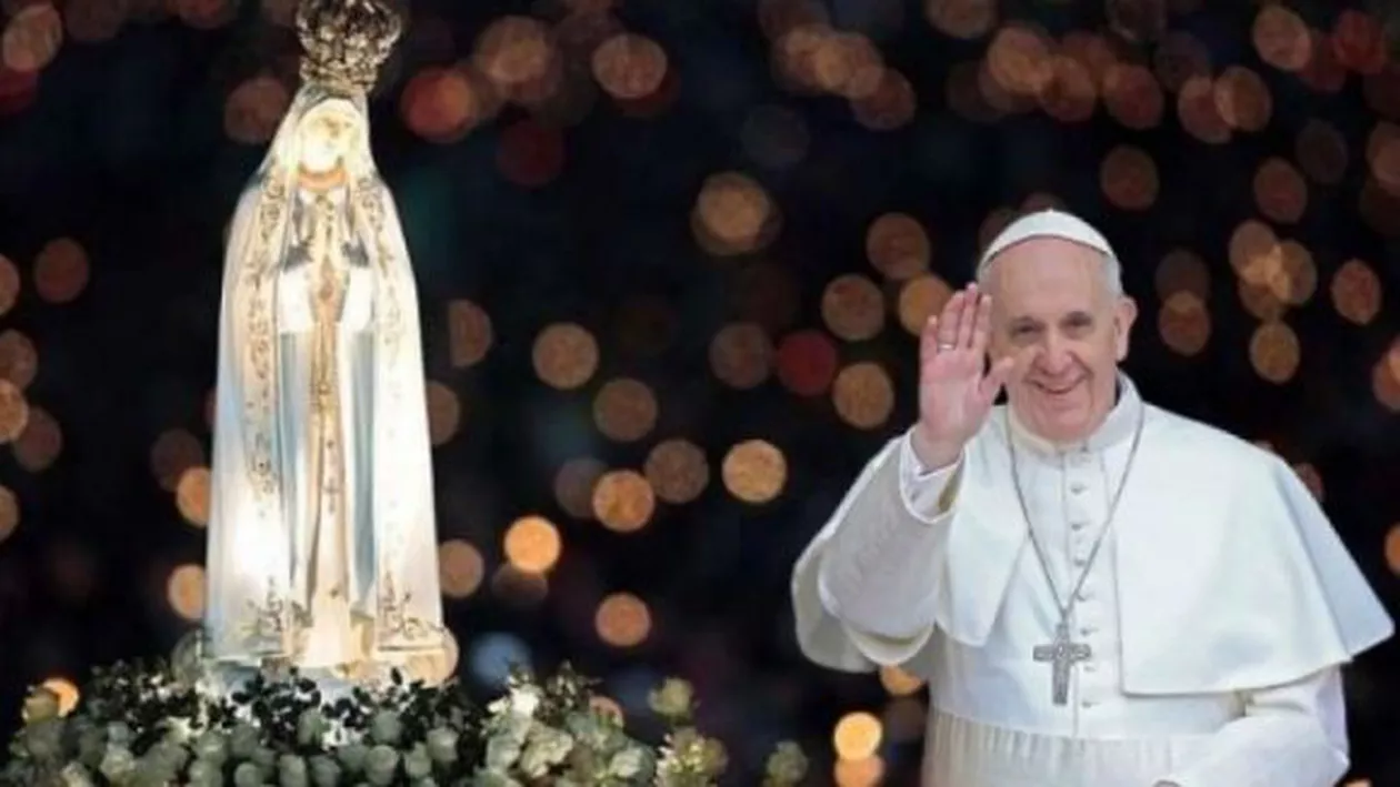 Un veac de REVELAȚII: Papa Francisc, în pelerinaj la sanctuarul de la FATIMA
