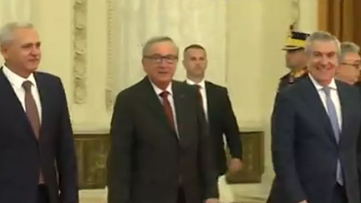 Președintele Comisiei Europene, vizită în România: Jean Claude Juncker s-a adresat Parlamentului și va avea întrevederi cu Klaus Iohannis și Sorin Grindeanu (VIDEO)