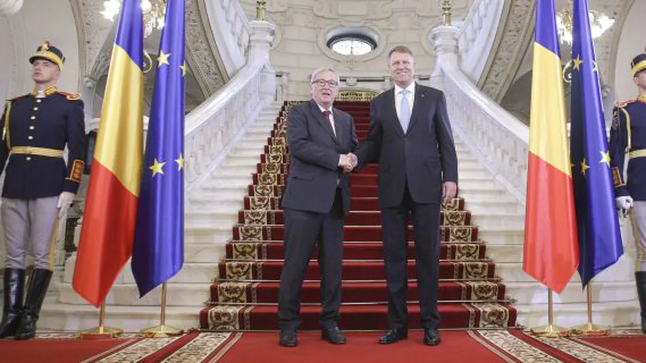 Klaus Iohannis, după întrevederea cu Jean Claude Juncker: După un deceniu de la aderarea la Uniunea Europeană putem spune, fără tăgadă, că bilanțul este unul pozitiv (VIDEO)