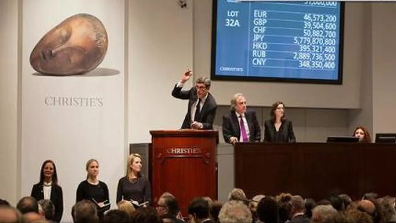 RECORD pentru un bronz de BRÂNCUȘI la o licitație la New York: Zeci de MILIOANE de dolari!