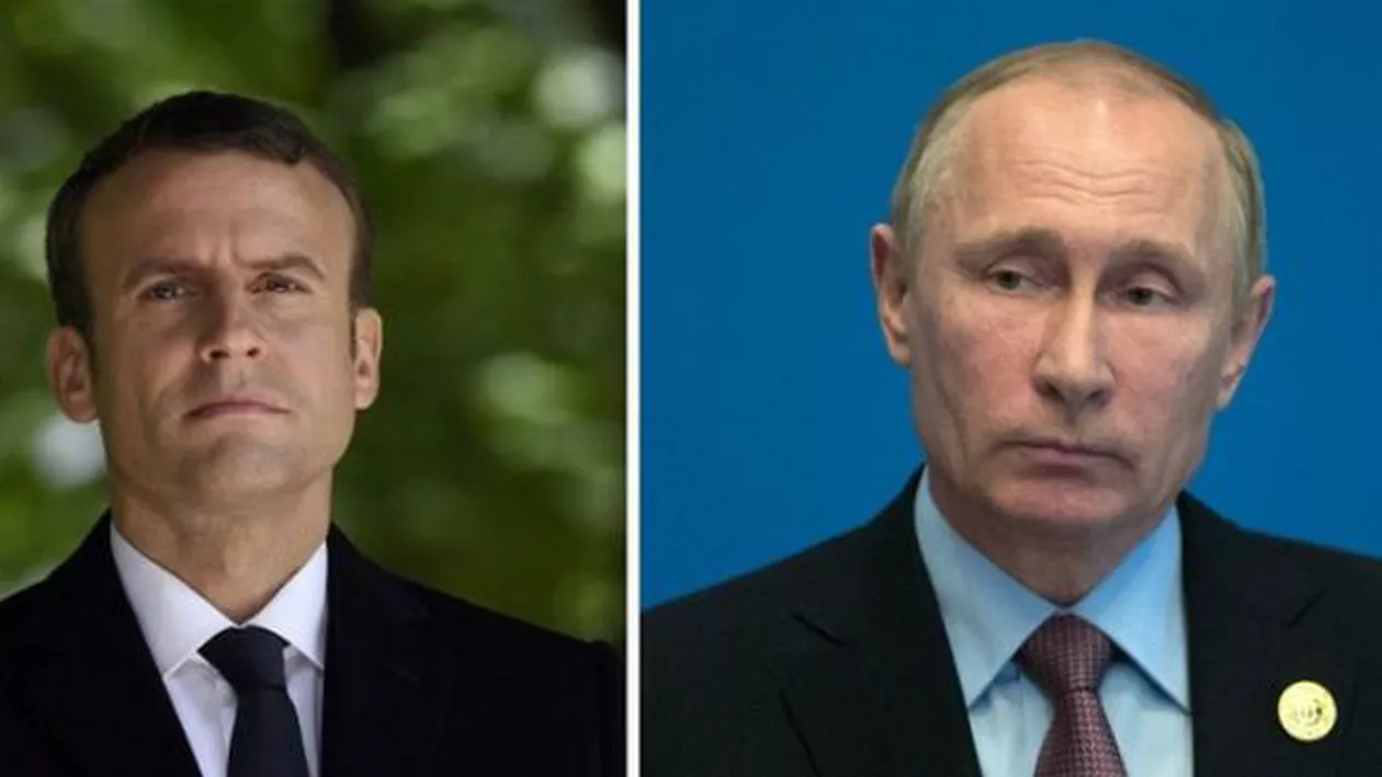 Emmanuel Macron a avut prima discuție telefonică cu Vladimir Putin de la învestirea ca președinte: Ce au discutat cei doi șefi de stat