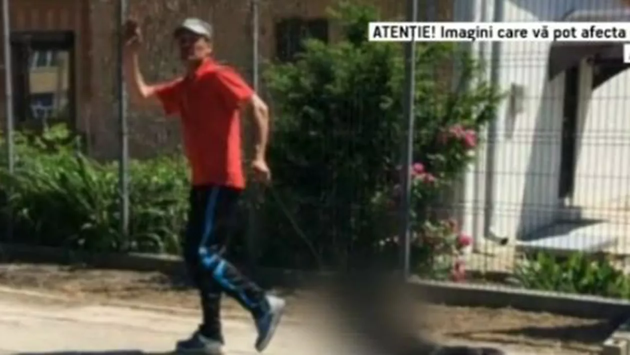 Imagini şocante în Calafat. Câine mort plimbat pe stradă (VIDEO)