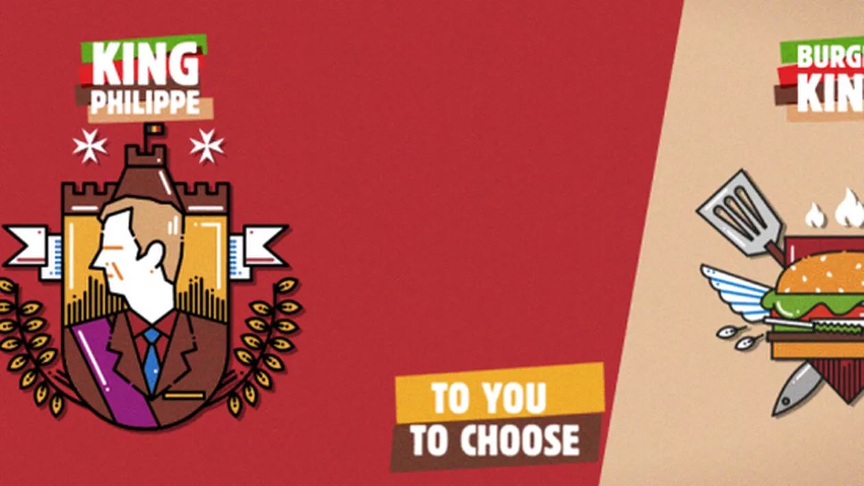 Conflict între monarhia belgiană şi Burger King, în urma unei campanii publicitare controversate
