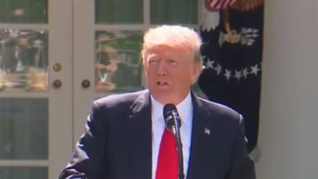 Trump a anunțat retragerea SUA din Acordul de la Paris privind schimbările climatice (VIDEO)
