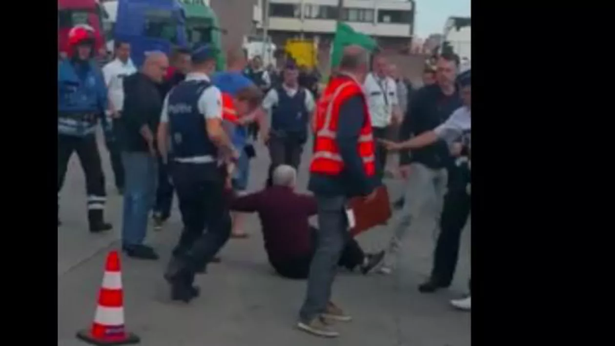 SCANDAL! Șoferi români de TIR, arestați ABUZIV în Belgia: Ce fac autoritățile de la București? (VIDEO)