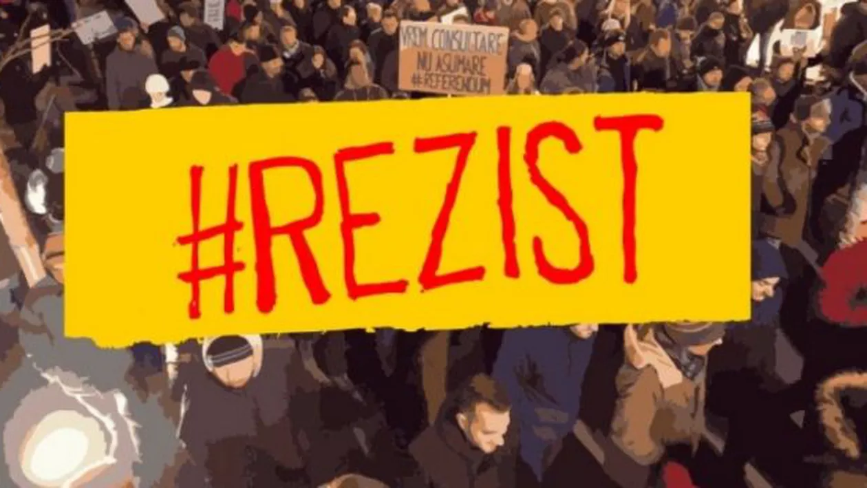 #rezist – IRONIE MAXIMĂ LA ADRESA PSD-IȘTILOR DIN PARTEA PROTESTATARILOR (FOTO)