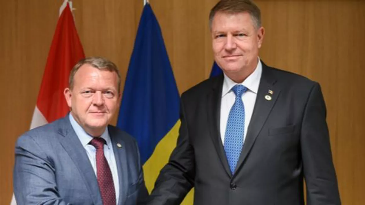 Klaus Iohannis s-a întâlnit cu premierul Danemarcei