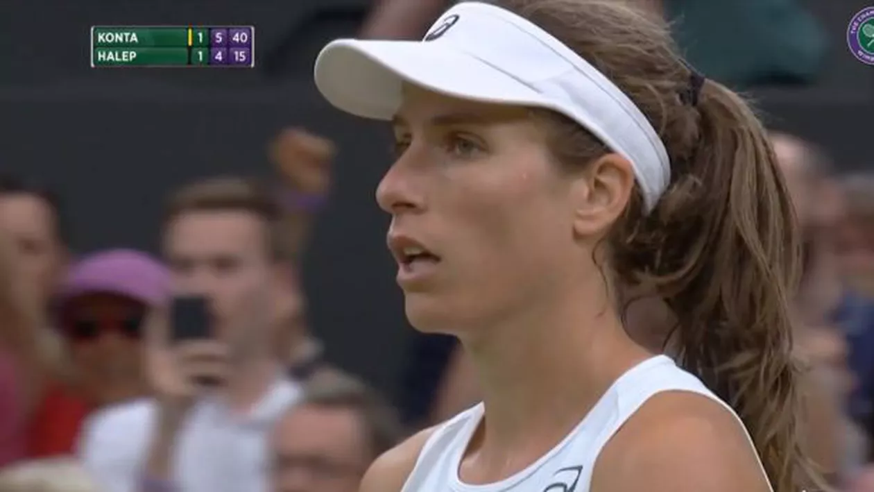REACȚIA Johannei Konta după INCIDENTUL de la finalul meciului cu Halep