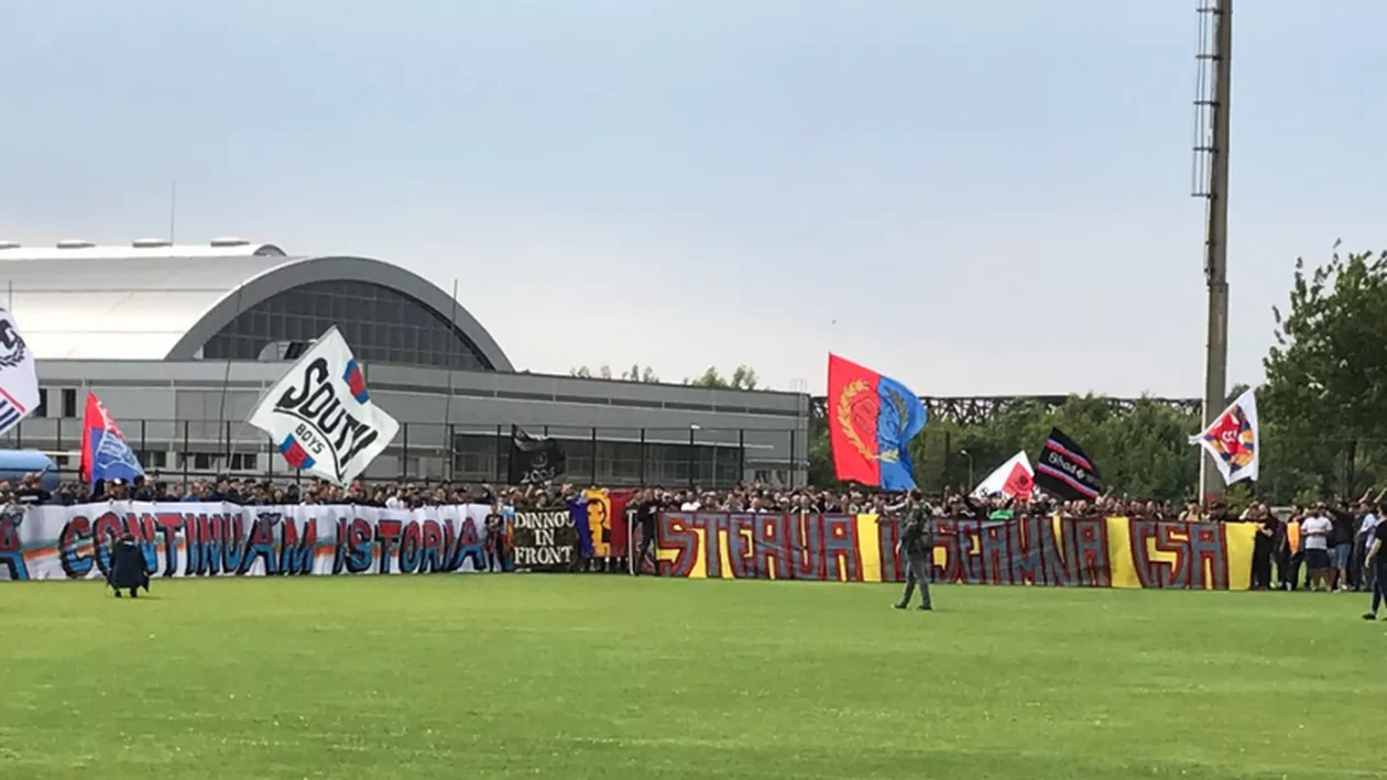 Spectacol în Ghencea: Steaua Armatei, primul antrenament (VIDEO)