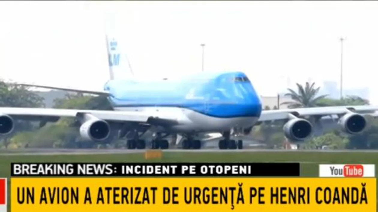 ATERIZARE DE URGENȚĂ pe Otopeni! 298 pasageri în pericol (VIDEO)