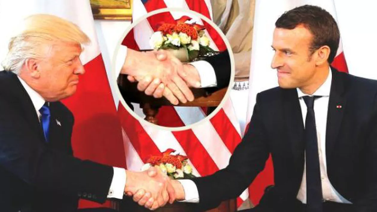 TANDREȚE LA NIVEL ÎNALT! Trump: Președintelui francez îi place să mă țină de mână! Plus alte PERLE savuroase rostite de președintele SUA