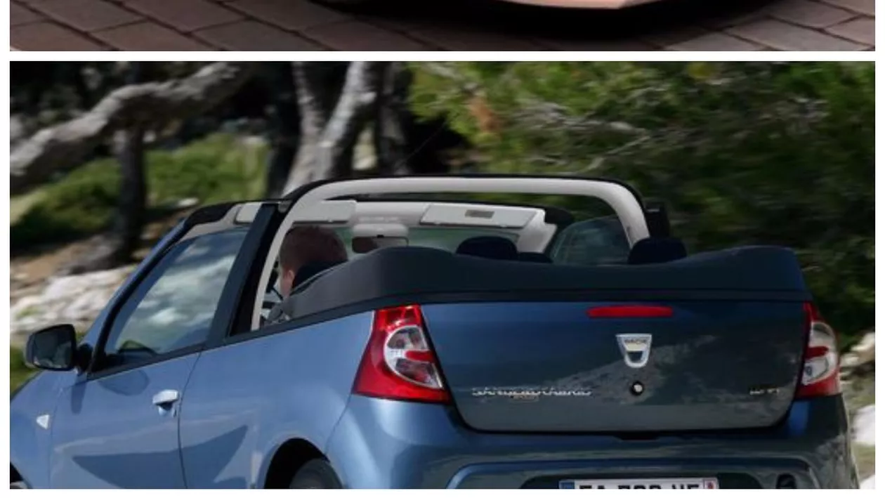 Cum arată primul model de Dacia decapotabilă (FOTO)