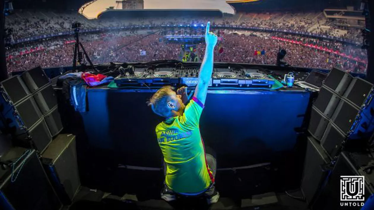 Moment jenant la UNTOLD: Armin van Buuren a rămas fără curent pe scenă