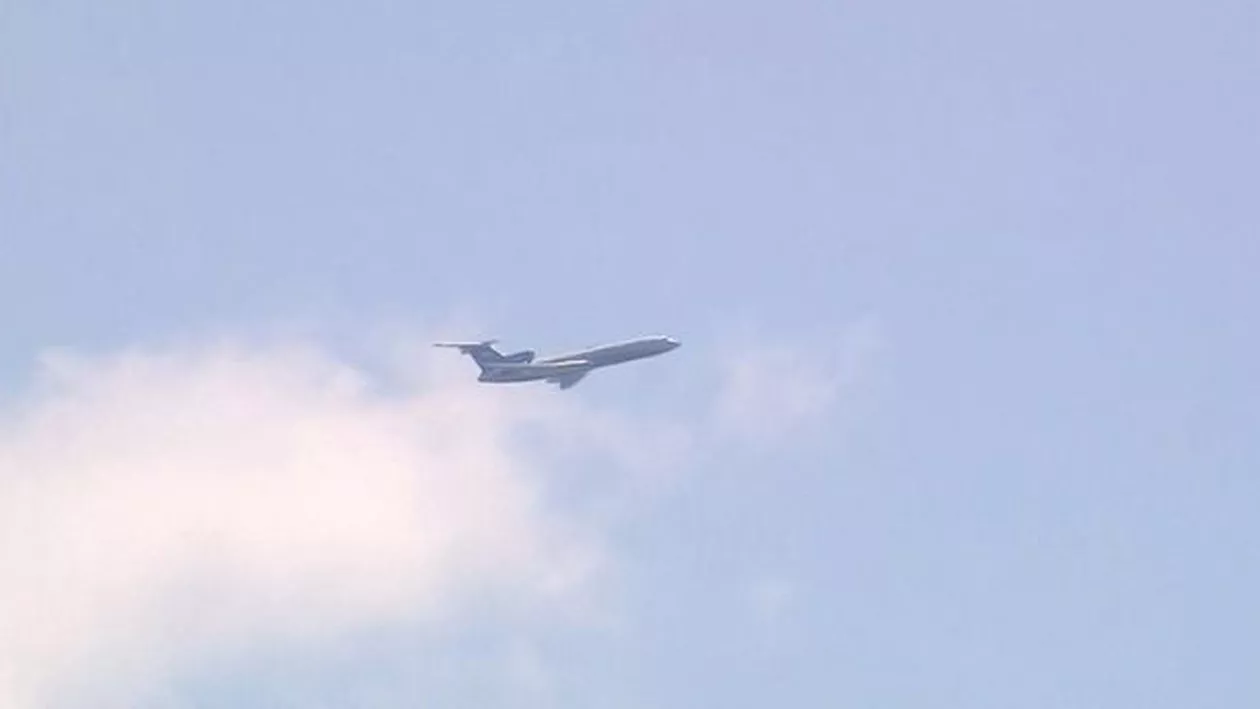 Un avion MILITAR rusesc a survolat Washingtonul! (VIDEO)