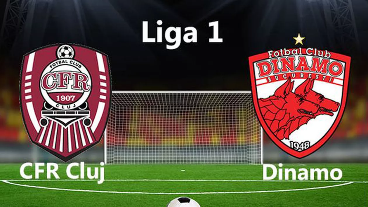 CFR Cluj a învins-o pe Dinamo în ciuda faptului că a avut 2 jucători eliminați