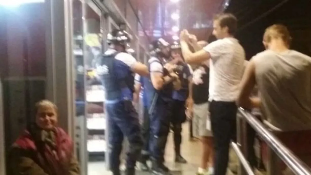 SOLDAT american implicat într-un SCANDAL în centrul Capitalei: Polițiștii au intervenit în forță!