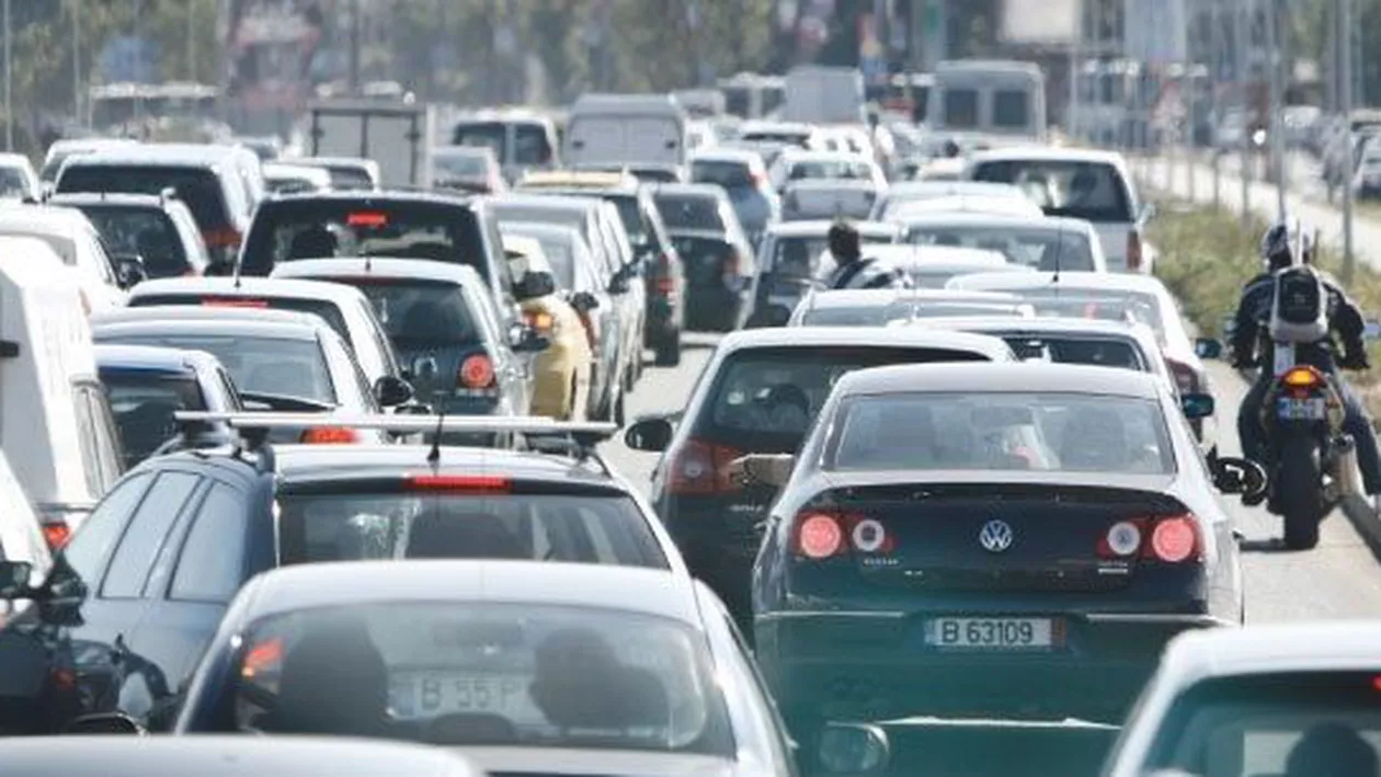Trafic blocat de un cadavru căzut din mașină (VIDEO)