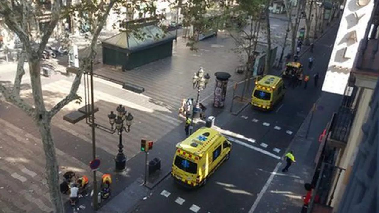 Barcelona: Poliția infirmă luarea de ostatici dintr-un restaurant și dintr-o biserică din zona La Rambla (VIDEO)