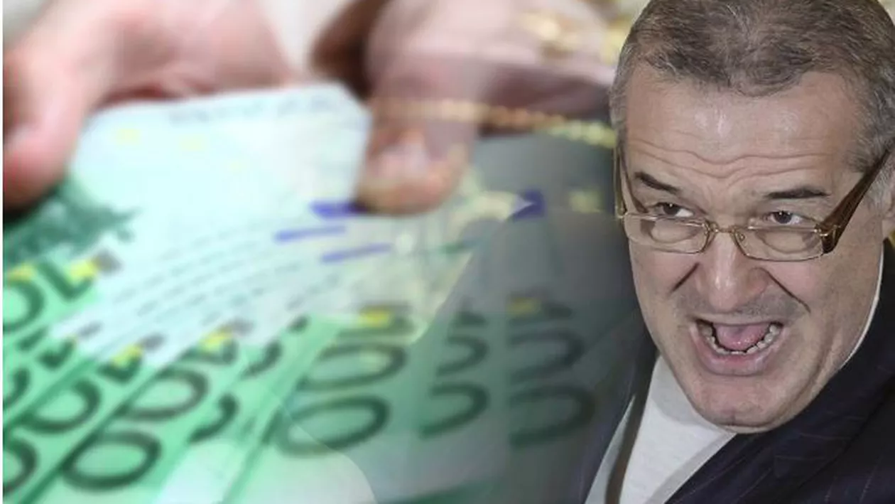 Gigi Becali a scos din buzunar peste 70.000 de euro într-o zi