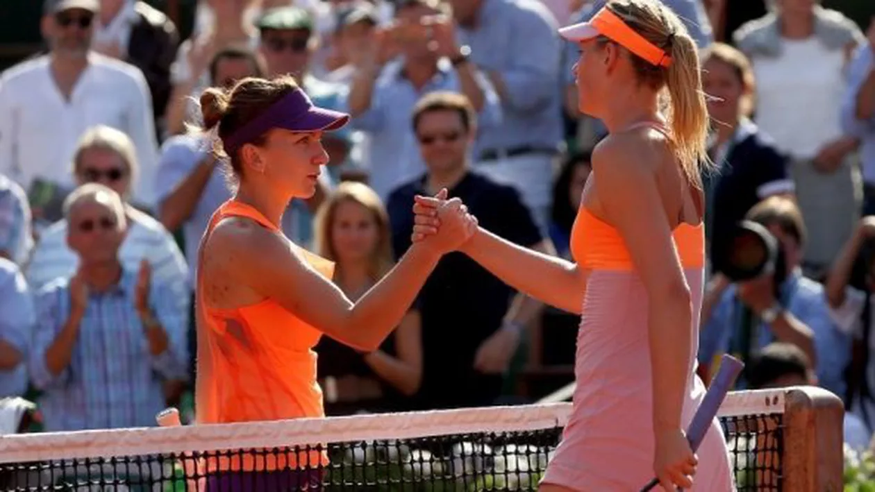 Simona Halep, ÎNVINSĂ de Maria Șarapova în primul tur la US Open cu 6-4, 4-6, 6-3