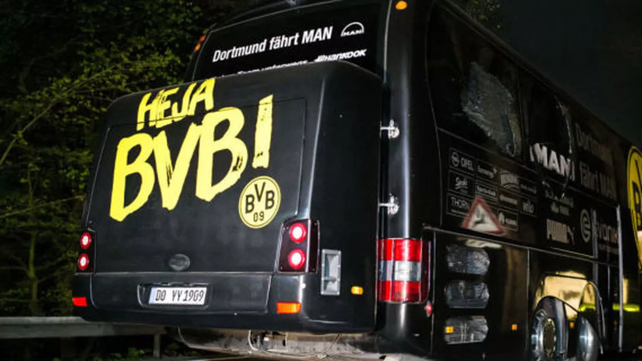 Suspectul în atacul cu bombă asupra autocarului Borussiei Dortmund, inculpat de tentativă de omor