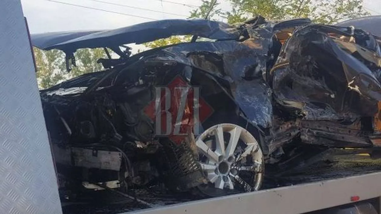 Accident MORTAL la iesirea din Iași! Un BMW a fost făcut PRAF (VIDEO, FOTO)