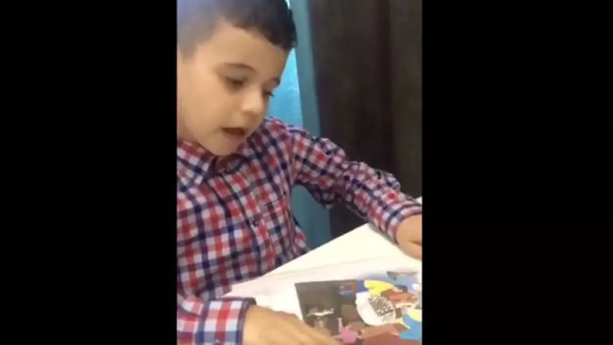 Un elev de clasa I a descoperit 6 greșeli de logică într-o singură poză din Abecedar (VIDEO)