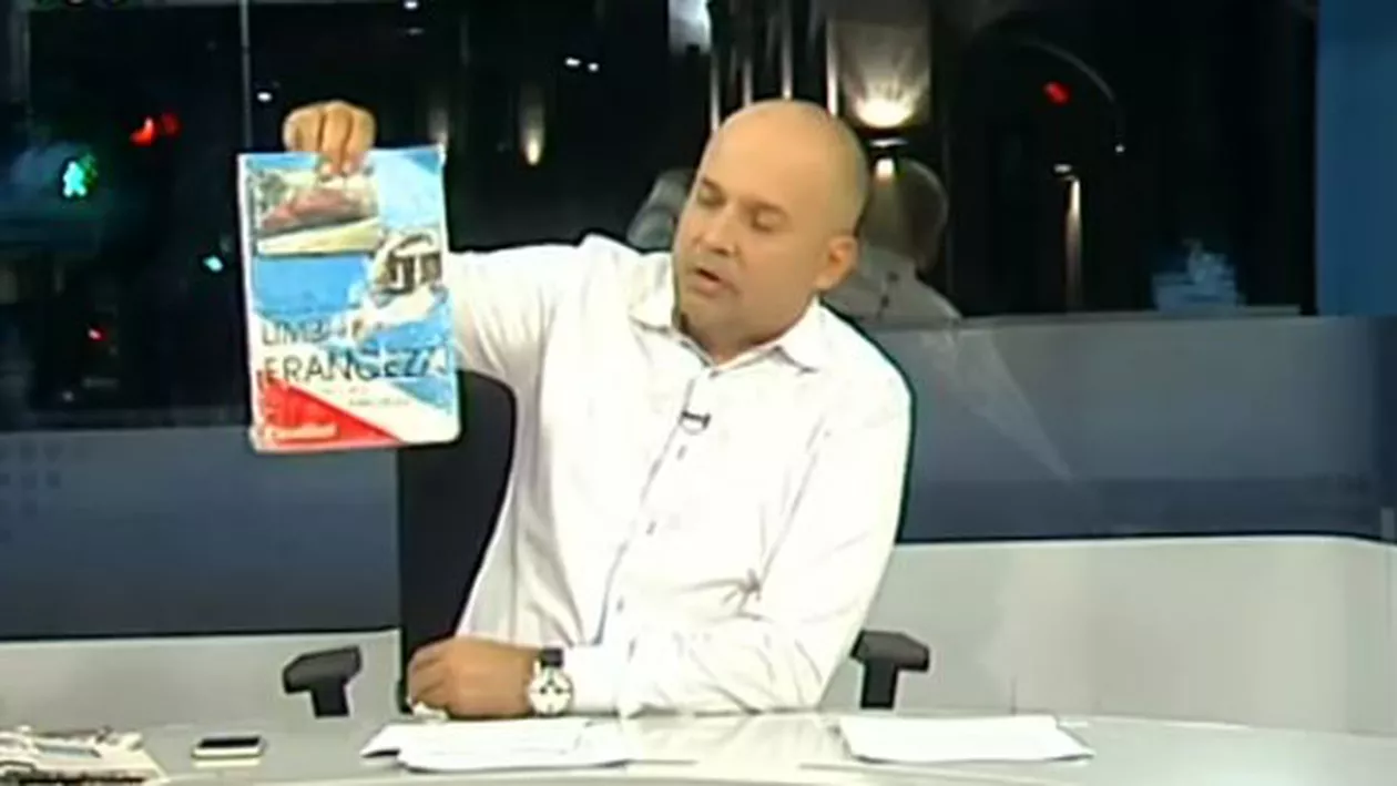 Radu Banciu, despre manualul de franceză de clasa a 8-a:  "Cât de dobitoc trebuie să fii să pui trenul Thalys pe prima pagina?" (VIDEO)