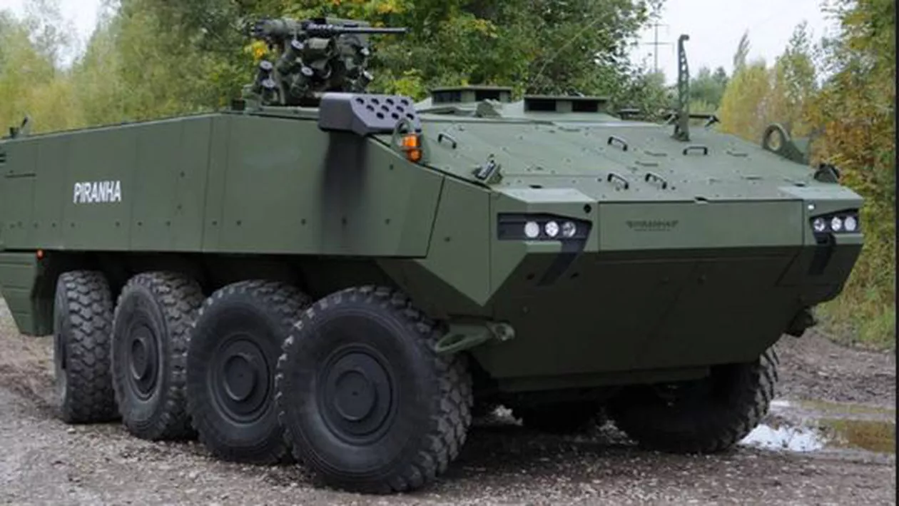 Blindatele 8x8 Piranha 5 vor fi fabricate la București de General Dynamics