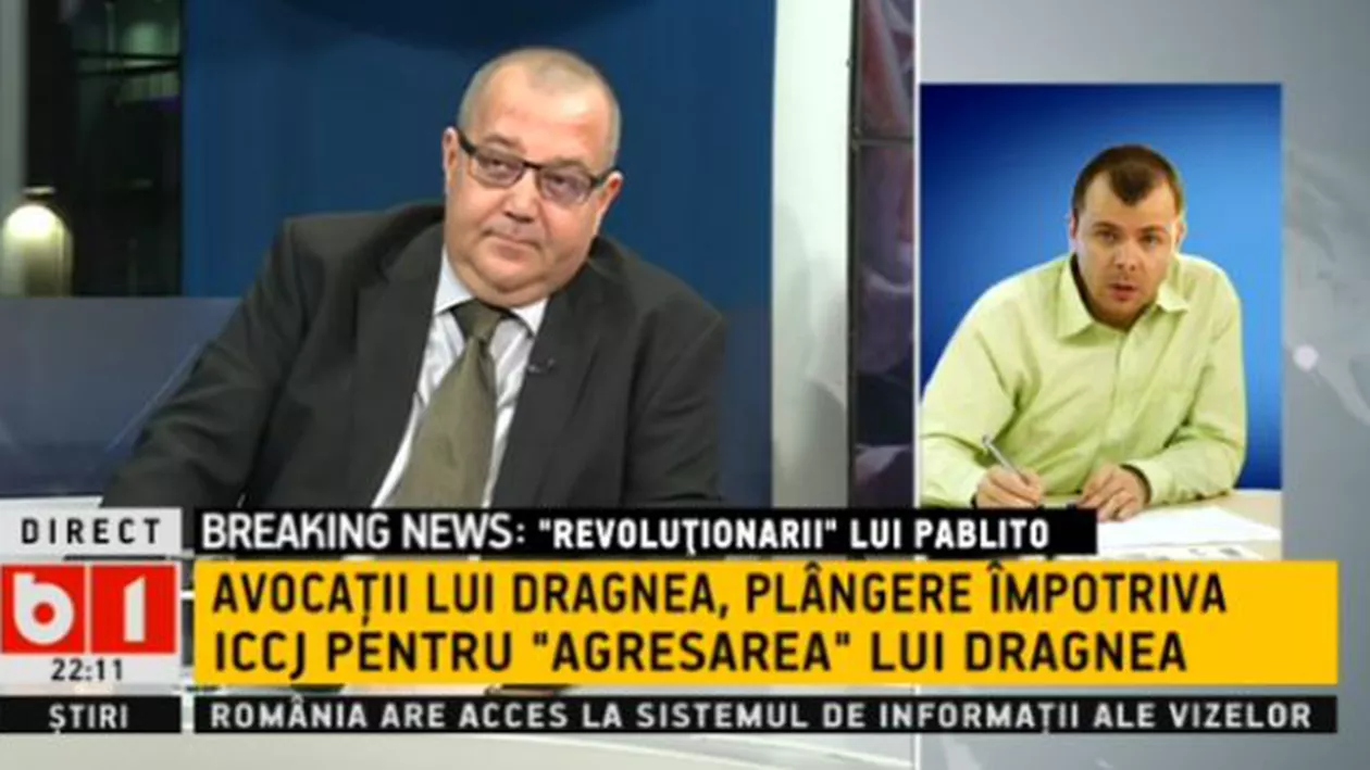 Conflict în direct la B1TV între doi jurnaliști: Mălin Bot și Andrei Bădin și-au aruncat vorbe GRELE! (VIDEO)